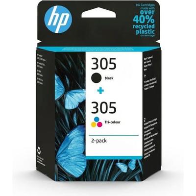 HP 305 Упаковка из 2 оригинальных черных и трехцветных картриджей (6ЗД17АЭ)