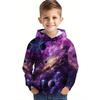 Детская одежда, креативная толстовка с капюшоном с 3D-принтом для мальчиков, повседневный спортивный топ с длинным рукавом и капюшоном для мальчиков