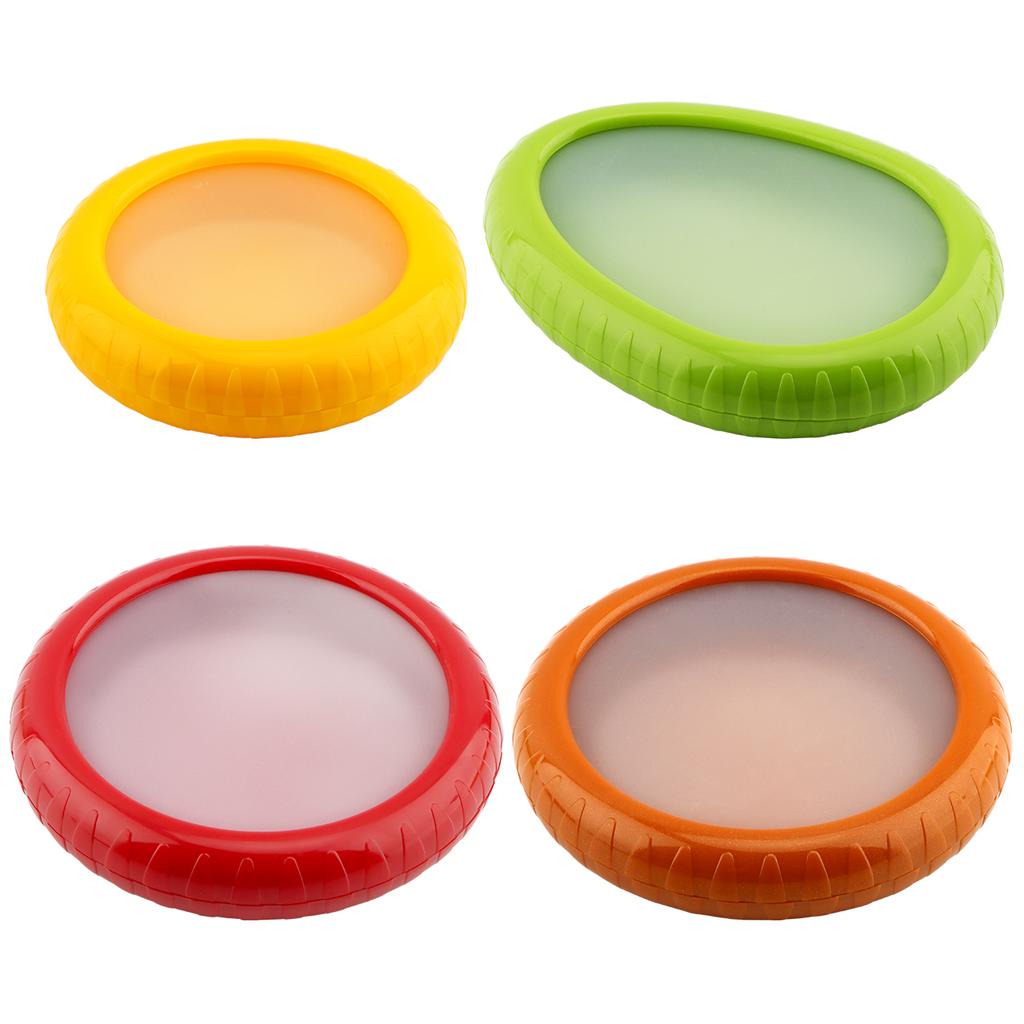 4 шт. Контейнер для хранения продуктов с крышкой для авокадо, свежих фруктов и овощей