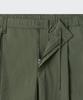 MUSINSA STANDARD [City Leisure] Cn One-Pleat Wide Elastic Waist Pants [Khaki]