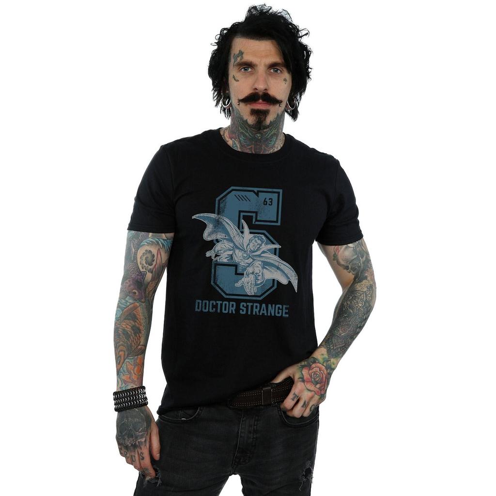 Marvel Mens Doctor Strange Collegiate T-Shirt