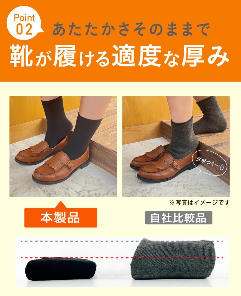 Okamoto Cocopita Обычные Легкие Размеры см Тепло, Длина, Ворс, Влагоотводящие, Теплоудерживающие, Дезодорирующие, 335-800, Женские, Черный, 23.0-25.0