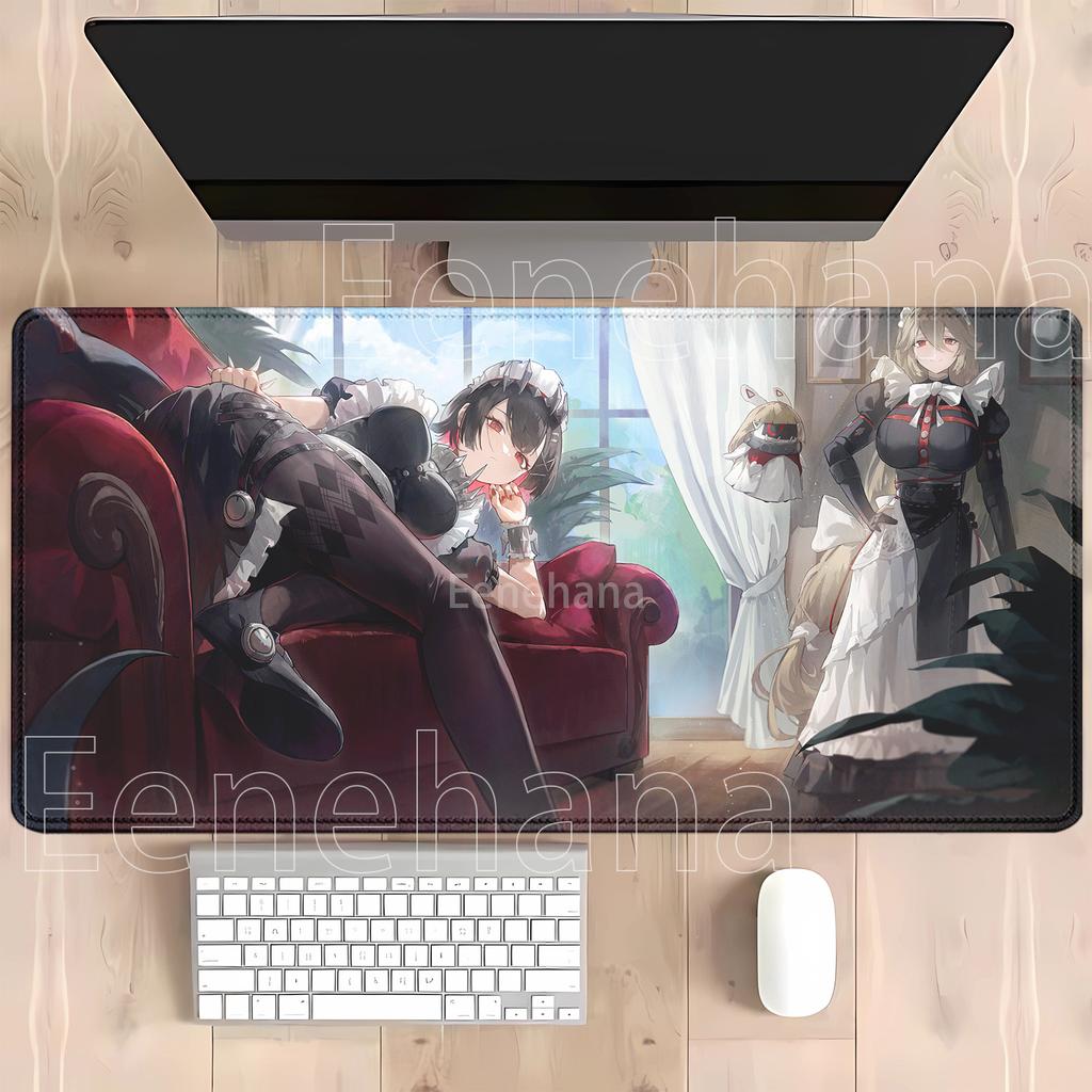 Hd Printing Zzz Ellen Joe Zenless Zone Zero Mouse Pad Gaming Office Keyboard Mousepad Anime Sexy Girl Rubber Nonslip Desk Mat