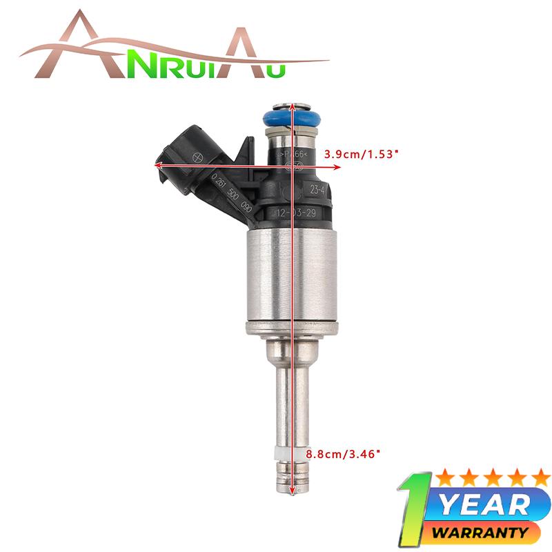 NEW 4PCS Fuel Injectors 16600-1VA0A 16600-1KC0A Compatible with Nissan Juke Rogue 1.6L 2.0L 2011-