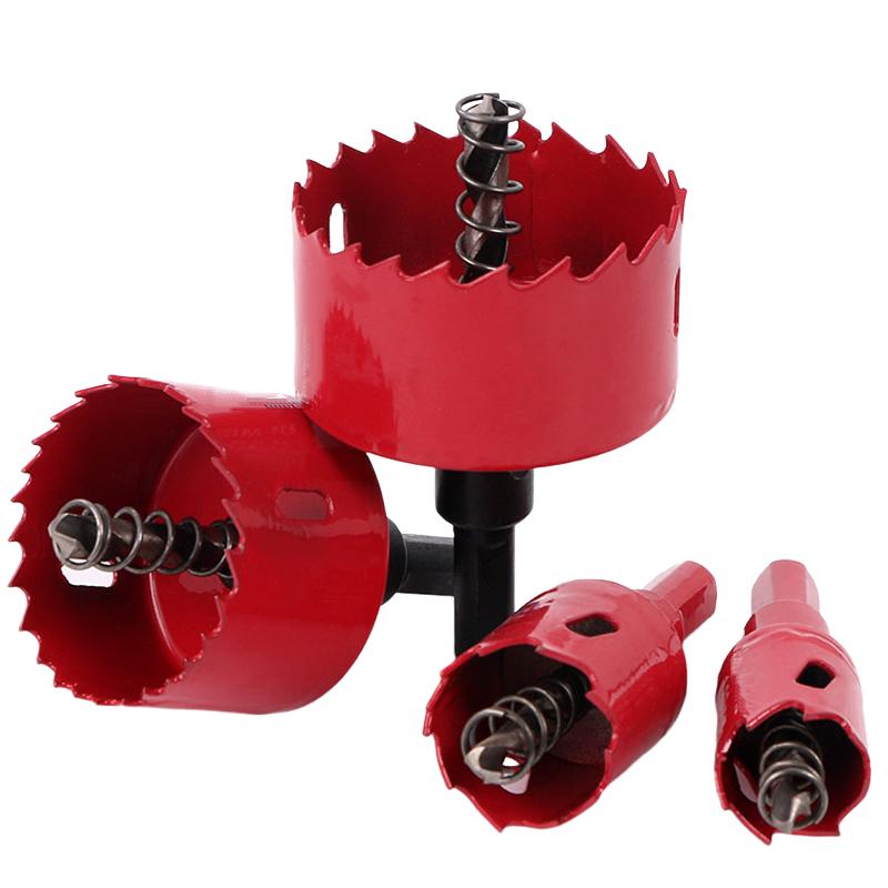 Кольцевые пилы 1 шт. 16 мм-200 мм M42, биметаллические сверла, резак, столярные инструменты, режущие металлические, пластиковые, железные ручные инструменты