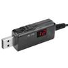 Кабельный маршрутизатор USB для повышения напряжения, повышающий преобразователь напряжения, дисплей 9 В/12 В