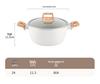 Набор посуды с гранитовым покрытием: Набор из 21 предмета посуды с антипригарным покрытием из маifanского камня, цвет «рисовый белый».