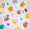 Kids' Wooden Alphabet & Spelling Learning Toys: Upper & Lowercase Educational Set
