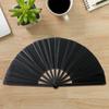 Складной веер, чистый цвет, сильный веер, легкий веер в стиле ретро, ​​веер кунг-фу, веер тай-чи, китайский танцевальный веер, украшение для вечеринки, веер