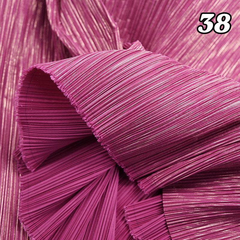 Gradient Organ Pleated Fabric Wrinkle Texture Fabric Wedding Background Printmaking Costume Material Decor Designer Fabric