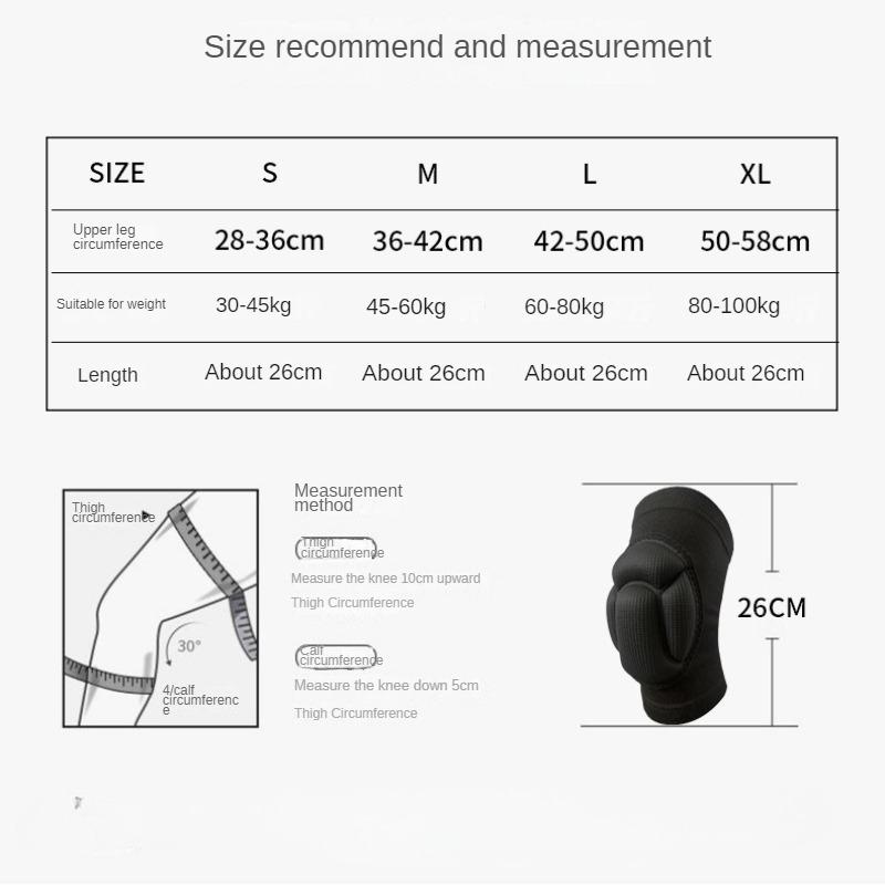 1 пара спортивных утолщенных наколенников для волейбола, экстремальных видов спорта, наколенник, поддержка танцев, эластичная защита от столкновений, наколенник