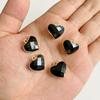 Natural Amethysts Lapis Crystal Stone Peach Heart Pendant 15X17MM Necklace Earring Jewelry Accessories Wholesale For Handmade