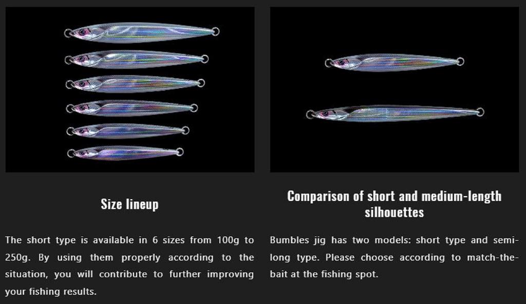 Jackall Metal Jig Bambluz Short 120 Grams Ikanago Shoulder Glow (2711)