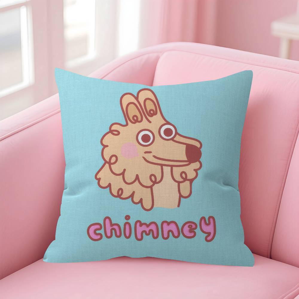 Cartoon CClarence fun Pillow Cushion Cover Pillowcase Living Room Sofa Home Decor Customized