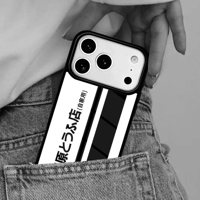 I-nitial D car Japan Phone Case for iPhone 16e 15 14 13 12 17 Pro Max Plus Air 17pro Cover Coque