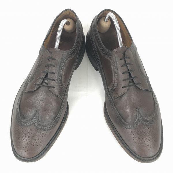 TOPFLITE Винтаж 90-е До Goodyear Тяжелая Кожа Длинный Крыловидный Носок 28 Коричневые Туфли Оксфорды Бизнес(ИСПОЛЬЗОВАЛ)