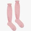 PINK PINEAPPLE FRILL see-THROUGH KNEE SOCKS_PINK