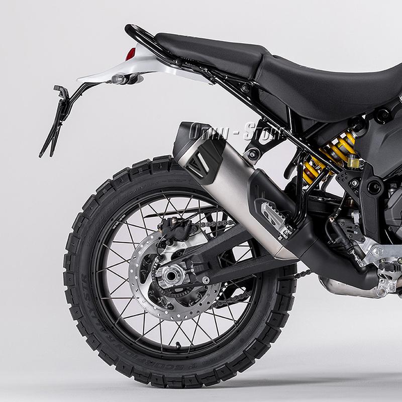 Motorcycle For Ducati Desert X DesertX DESERT X Rally 2022- Exhaust Shield Muffler Pipe Protector Cover Heat Shield Black