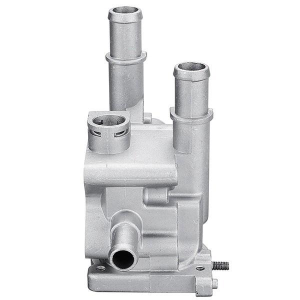 Silver Aluminum Thermostat Housing & Cover Set for Chevrolet