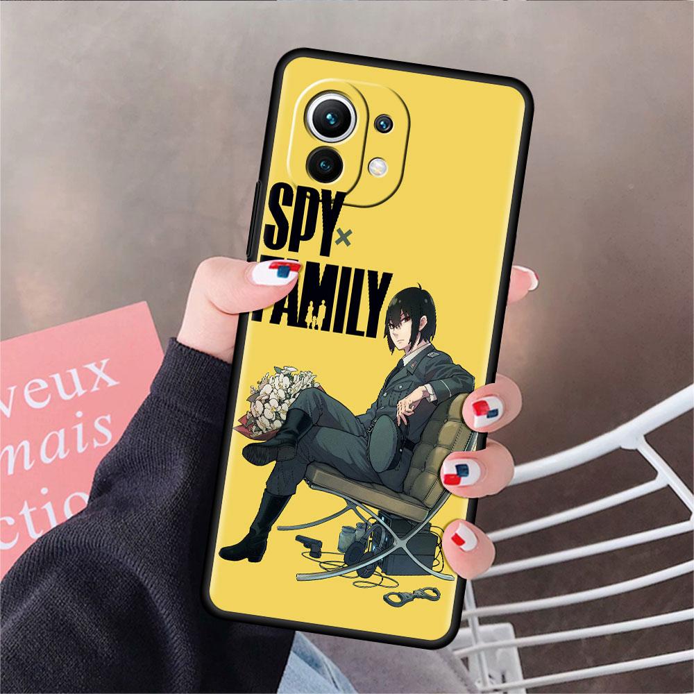 SPY×FAMILY Аниме Чехол для Xiaomi Mi 11 Lite 5G NE 11T Pro 10T 9T Note 10 12 12X 12S Ultra Мягкий Силиконовый Чехол для Телефона