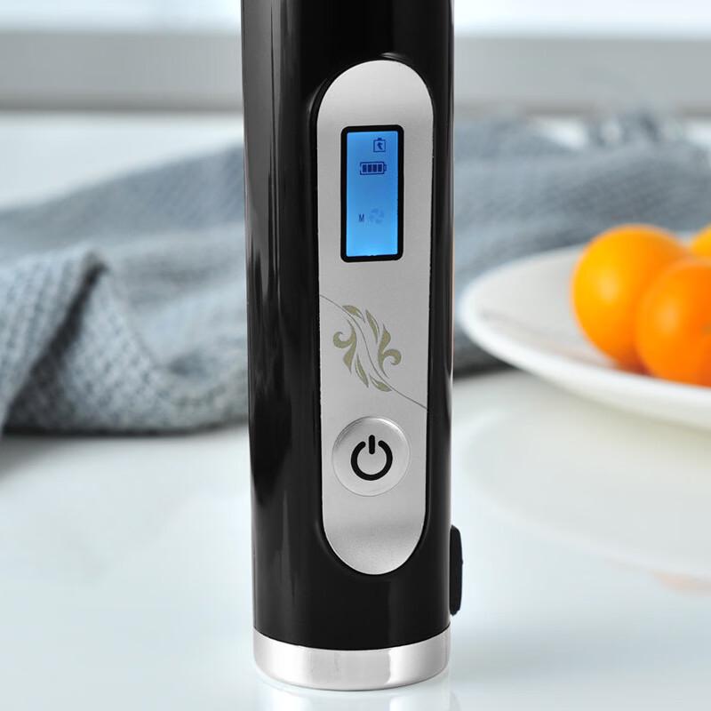 ZISIZ USB-перезаряжаемый вспениватель молока с ЖК-дисплеем