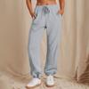 Women's Fashion Casual Solid Color Drawstring Sweatpants