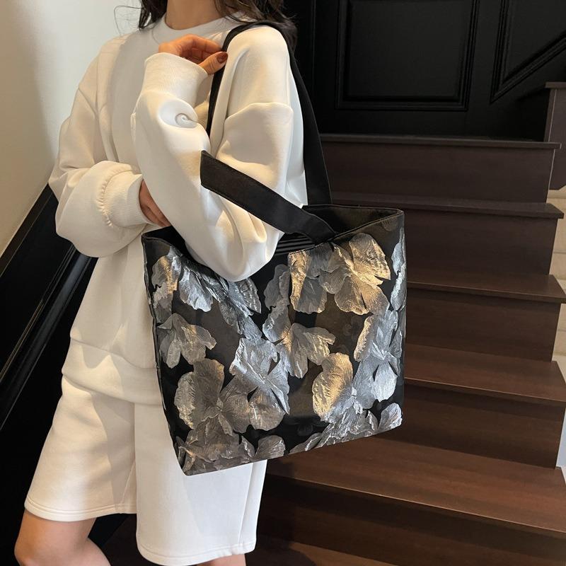 Принтованная сумка-тоут женская новая модная большой вместимости для поездок на работу на плечо высококлассная сумка подмышку