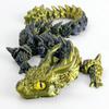 31,5 см 3D-печатные поделки в виде драконов Подарок Подвижные суставы Артикулируемый дракон Настольное украшение Декор для дома и офиса Игрушка-антистресс Для взрослых и детей