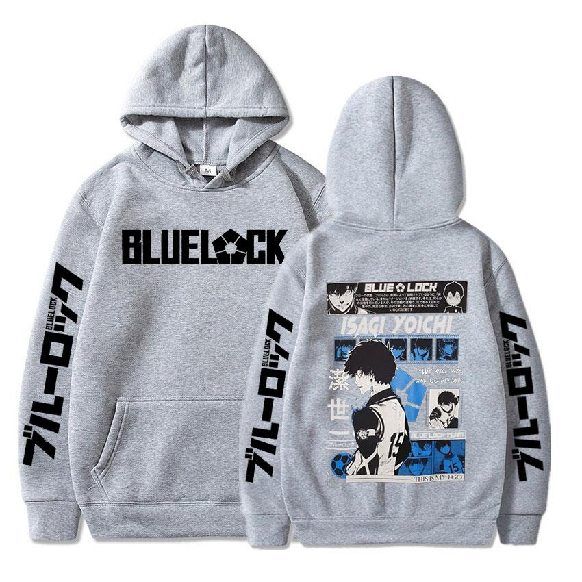 Аниме Blue Lock Isagi Yoichi Printed Hooded Men Women Hot Manga Hoodies Oversize Streetwear Harajuku Unisex Sweatshirt
