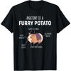 Anatomy Of A Furry Potato Guinea Pig Lover Gift T-Shirt