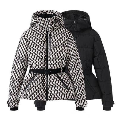 Стильная приталенная лыжная куртка с капюшоном - Универсальная и популярная