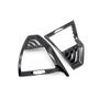 2PCS Carbon Fiber ABS Car Front Air Outlet Refit Frame Trim Cover Sticker Interior Accessories For BMW X3 G01 X4 G02 IX3 2018-21