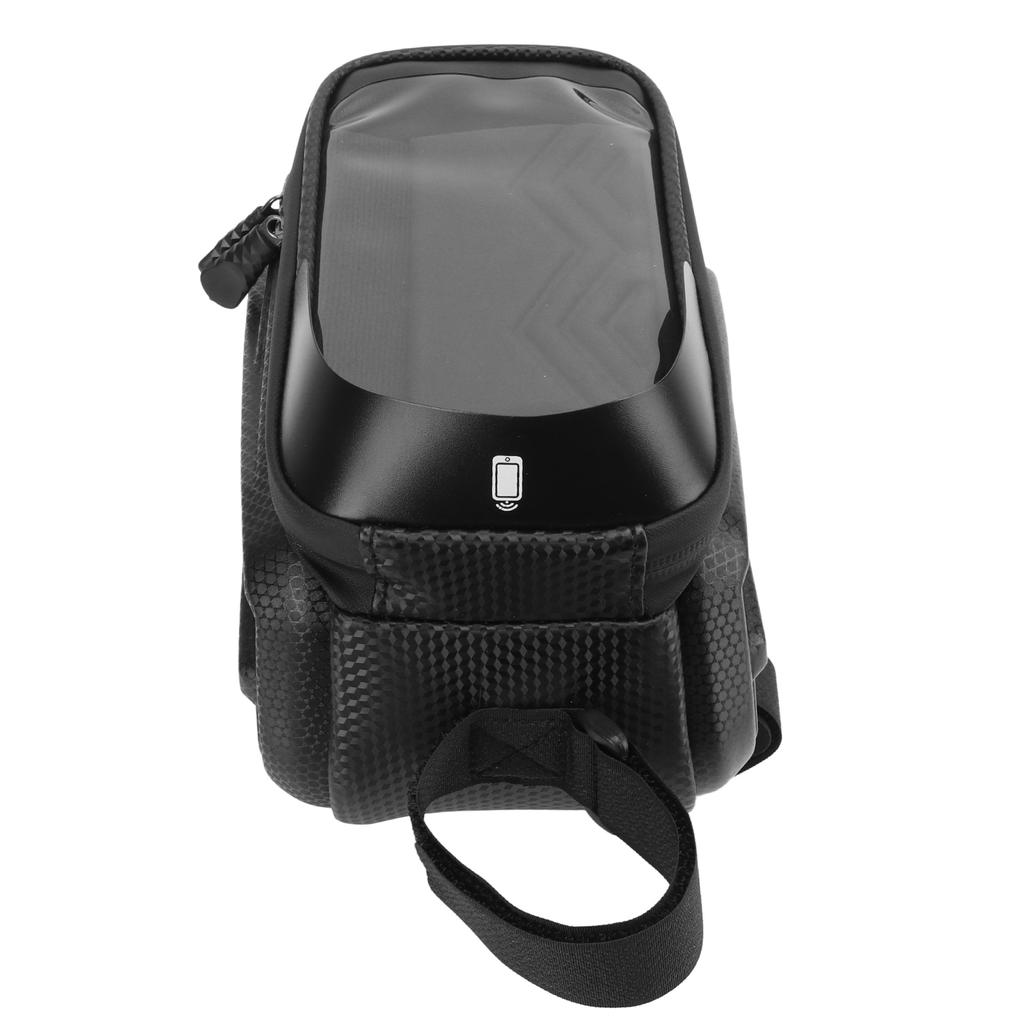 Сумка на переднюю раму велосипеда, жесткая, для телефона, водонепроницаемая, с сенсорным экраном, для горного и шоссейного велосипеда