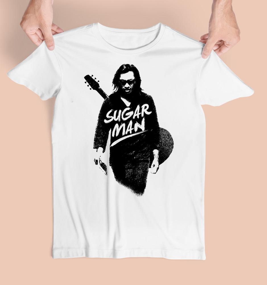 Новая хлопковая белая футболка унисекс Sixto Rodriguez Sugar Man Heavy Cotton Full Size Unisex T-Shirt DI313