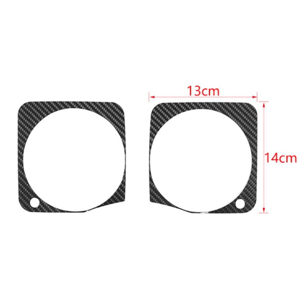 Наклейки для украшения приборной панели автомобиля для Suzuki Jimny JB64 JB74-2023, аксессуары для внутренних молдингов, ABS/настоящий карбон