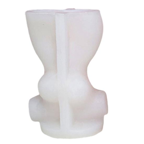 Эпоксидная форма, термостойкая форма для украшения, долговечная, прочная форма для свечей в форме человека для вечеринки