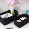 Woven Storage Basket Decorative Organizer Bins Box for Towel Book Cloth Shoes Snack Diaper Towel Gift Baskets Empty