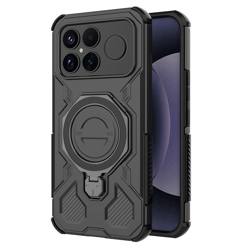 For Xiaomi Poco F8 Ultra Magnetic Ring Case,Military-Grade Drop Protection Case for Xiaomi Poco F8 Ultra