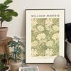Уильям Моррис Музей Художественная выставка Художественный постер Аниме-постеры Липкая винтажная комната Домашний бар Кафе Декор Кавайный декор комнаты