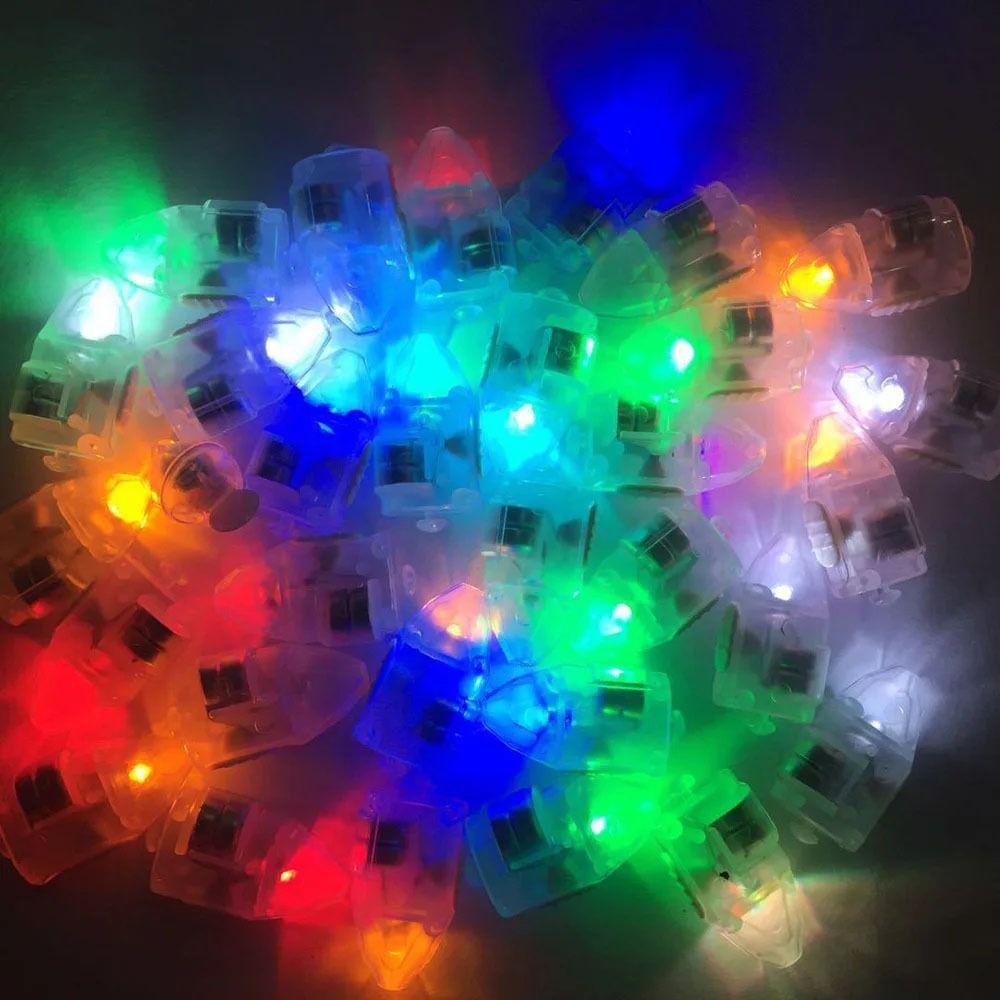 10 шт. Рождественский свадебный декор, светящийся светодиодный фонарик для вечеринки для латексных шаров