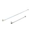 Go Kart Long Short Tie Rod Kit Steel Alloy Shock Proof Impact Resistant Enhanced Steering Sensitivity Replacement for