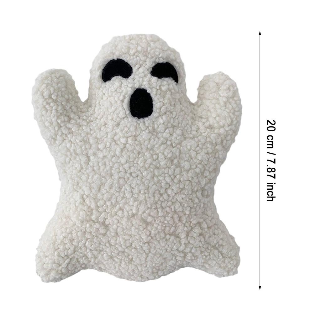 Cute Short Plush Ghost Throw Pillow For Home Sofa Chair Decor Friends Gift 20/30/40CM