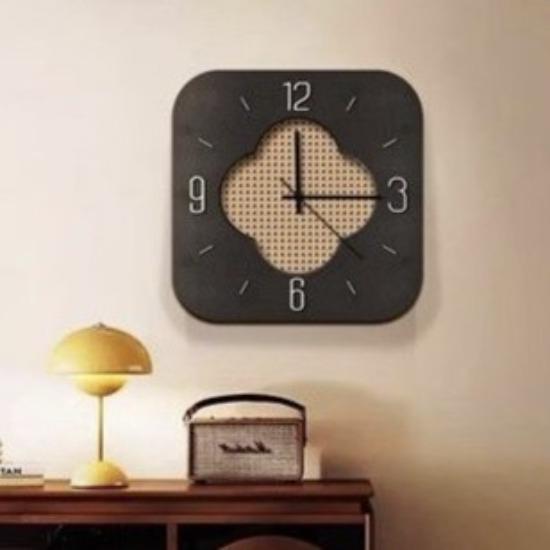 Настенные часы в стиле французского мид-сенчури, часы для гостиной, высококачественная ретро-декоративная картина, новые бесшумные часы, картина для ресторана