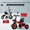 Large Size Tricycle for Kids 1-6 Years - Convertible Baby Stroller & Pedal Bicycle for Kindergarten