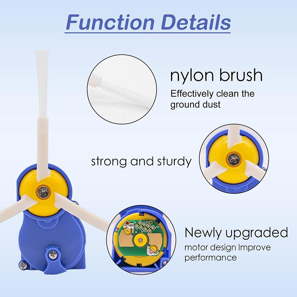 For IROBOT Roomba 500 600 700 800 900 I7 E5 E6 Series Accessories Replacement Side Brush Motor Robot Vacuum Cleaner Parts