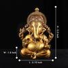 Ganesha Idol Vinayaka Statue Vinayagar Murti Pillayar Ganesha Murti Ganpati Idol for Car Dashboard Home Office Decor