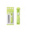 1Pc Creative Stapler Without Staples Creative Simplicity Candy Color Pusher A4 Paper Storage Clip Pusher Office/student Supplies