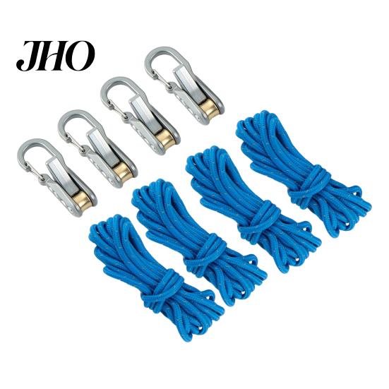 Weather-resistant Rope Tensioner 2/6/8/10/12/16/20Pcs with Roller Cord Heavy Duty Metal Outdoor Backpacking Hiking Boating Camping Guyline Adjuster