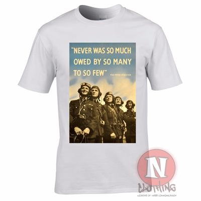 Вторая мировая война Никогда не было столько долга футболка ВВС военная британская история Черчилль