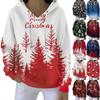 Women's Fashion Casual Hooded Loose Printed Long Sleeve Sweatshirt